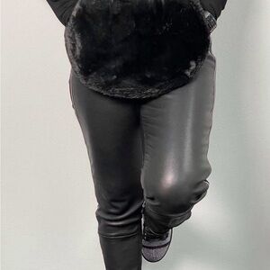 Black Faux Fur Hand Muff